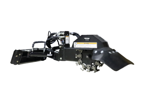 Erskine Mini Stump Grinder | 66° Cutting Arc | Hydraulic Requirements 7-16 GPM | For Mini Skid Steer