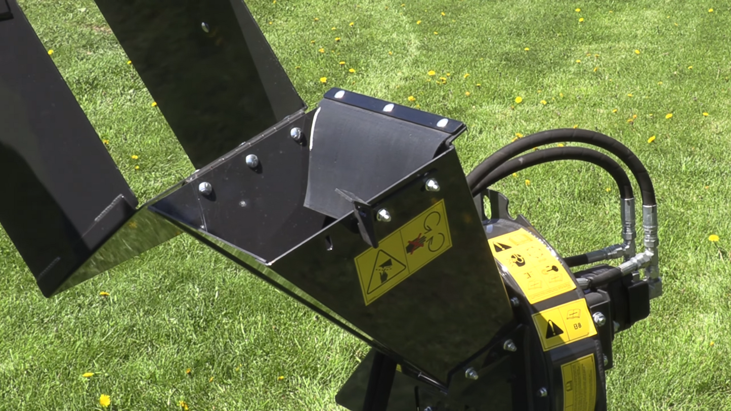 Erskine Mini Brush Chipper | Chipper Capacity 4.5" inches | Recommended Hydraulics 11-15 GPM | For Mini Skid Steer