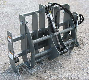 Worksaver | Grapple Rake | Models 811730 & 811740 | Width 48" | Hydraulic Flow 8-15 GPM | For Mini Skid Steer