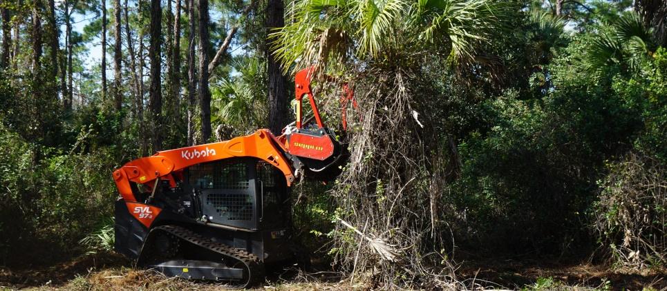 Seppi | Forestry Mulcher with Knives & Carbide | Model Miniforst CL 150, 175 & 200 | Working Width 59" To 79" Inches | Hydraulic Flow 13 To 40 GPM | For Compact Track Loaders