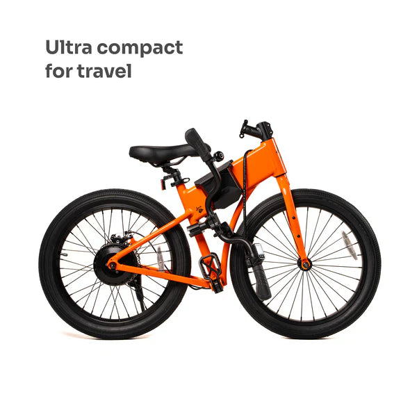 JackRabbit | Micro Electric Bike | Model OG2 Pro | 20” Street Tires | 500W Hub Motor | 24+ Mile Range | 30 lb Lightweight Frame | For Urban Commuting, Travel & Weekend Adventures