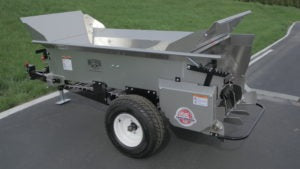 Millcreek | Small Top Dresser | Model 2100 Turf Tiger | 28 cu. ft. Capacity | Ground Driven | Horsepower15HP | For Tractor