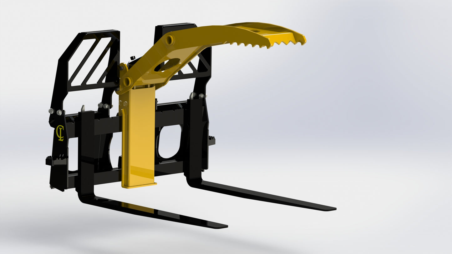 CL Fabrication EZ-Pallet Forks | Width 45" To 84" inches | Horsepower 50 To 100+ HP | For Tractor