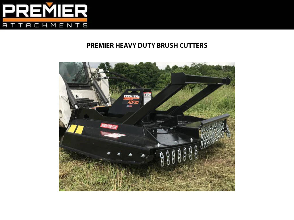 Premier Heavy Duty 84" Brush Cutter | 16-45 GPM | AG840 & AP840 Series | For Skid Steers