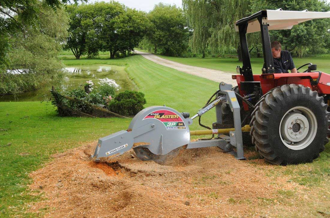 Baumalight | 3 Point Hitch Stump Grinder | 3P34 | 34" Rotor | 50-80 HP | For Tractor