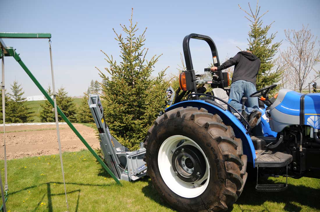 Baumalight 3-Point Hitch Tree Spade | Model PS330 & PT330 | Opening Width 60" Inches | Root Ball Diameter 30" inches | Root Ball Depth 29 inches | Horsepower 45 To 65 HP | For Tractors
