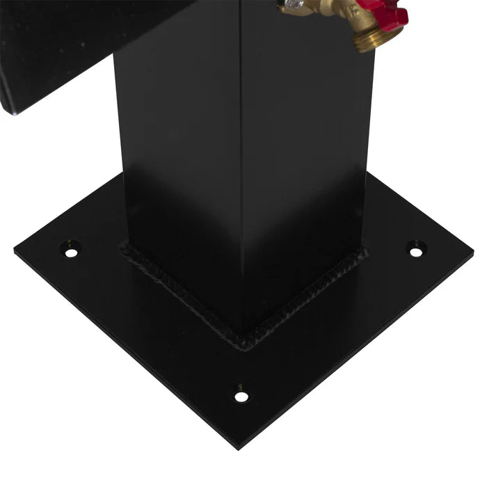 RIO MARINE CUSTOMS | Double Dock Water Pedestal Stanchion | Model CMPW36-D-WHT | 36-Inch | 2 Hose Holders & 2 Spigots | 36" Height | For Marine Water Access