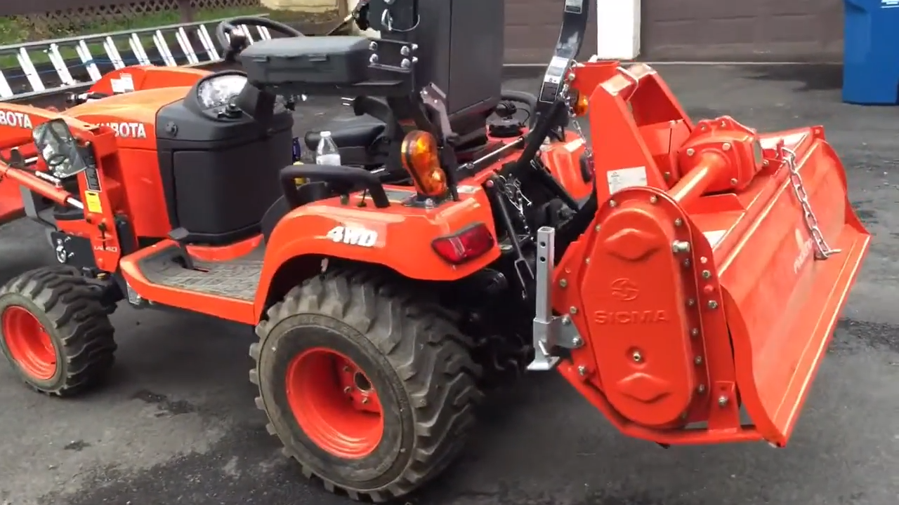 Sicma (Phoenix) 3-Point Tractor Offset Rotary Tiller | T4 Series | Working Width 40", 48" & 59" inches | Horsepower 15-25 HP | For Tractors