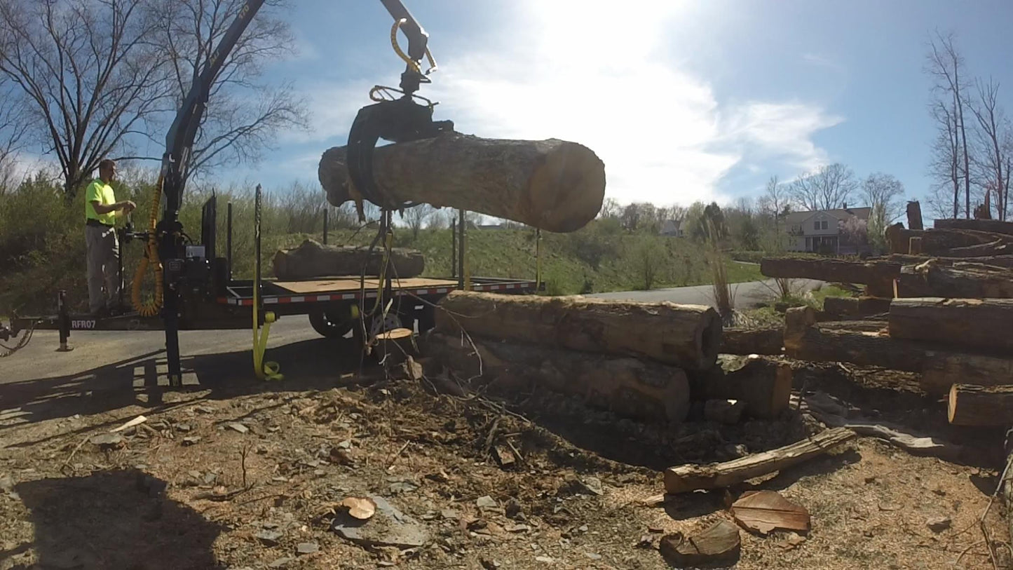 Machinerie AM Inc | "RFR" Series Road & Forestry Trailer | with coupler 2 5/16"/Goose Neck | GVWR 7700 lbs To 30000 lbs