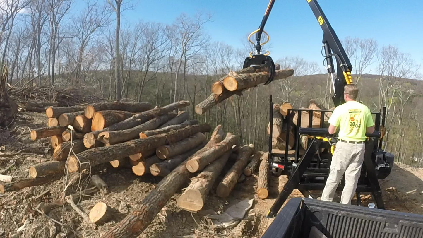 Machinerie AM Inc | "RFR" Series Road & Forestry Trailer | with coupler 2 5/16"/Goose Neck | GVWR 7700 lbs To 30000 lbs