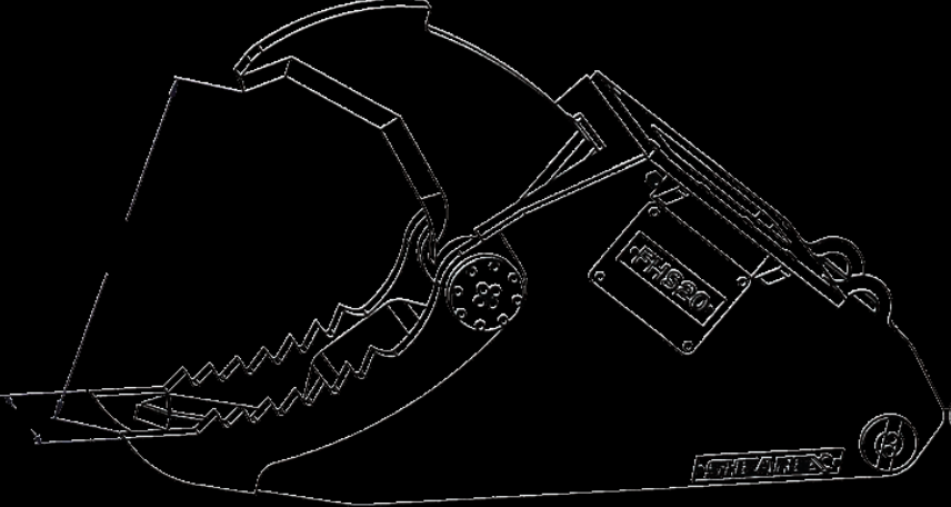 Shearex Harvester Shears | Model FHS30 | Carrier Compatibility 25-35 Ton | Width 18" inches | For Excavators