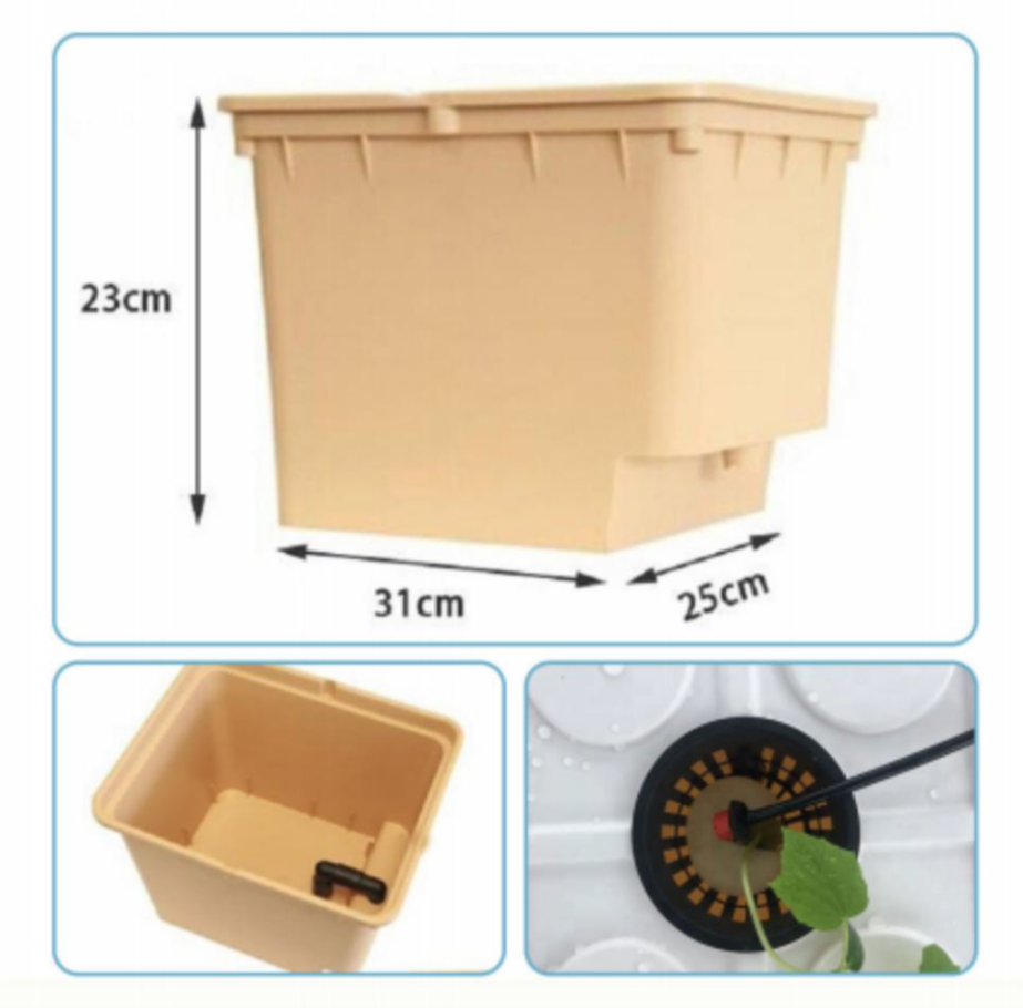 Lyine Dutch Bucket System - Hydroponic Growing System | 90x90x73 CM