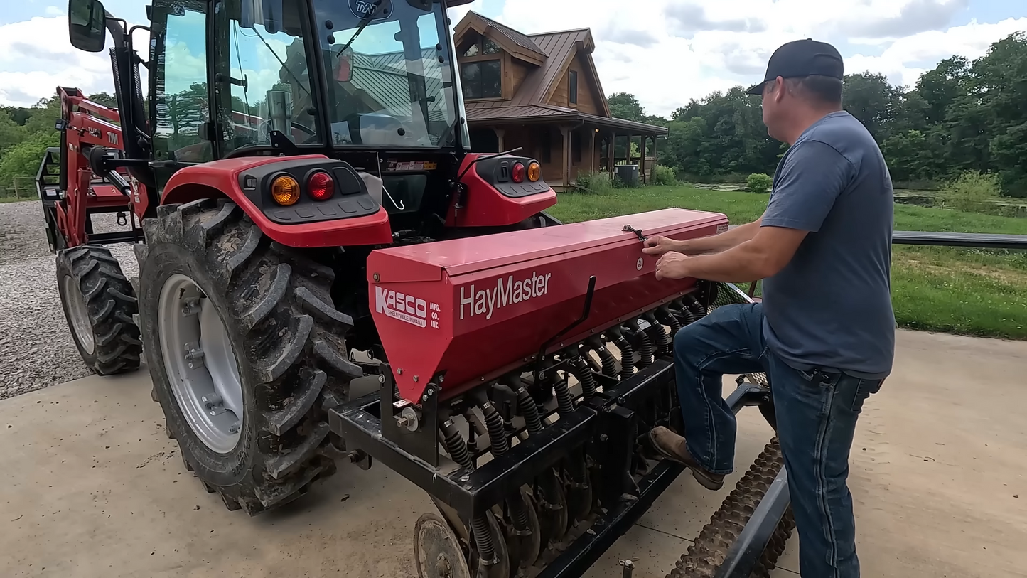 Kasco Hay Master Min-Till Drill | Model KHM-72 & KHM-96 | Working Width 72" & 96" | Horsepower 45-55 HP | For Tractors