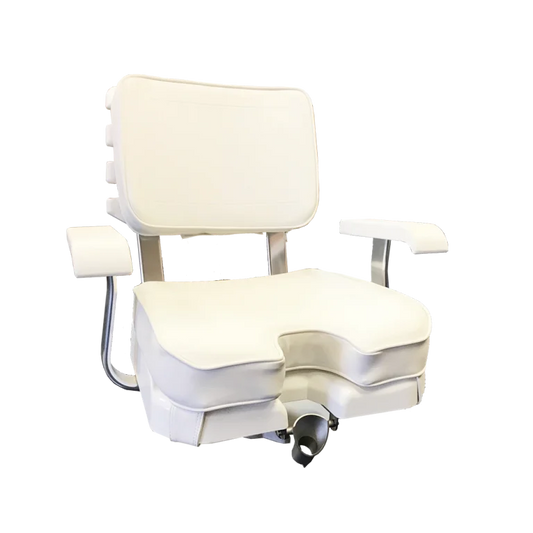 Pompanette | RC Fishing Chair | Mystic White | Marine Seating | For Big-Game Anglers