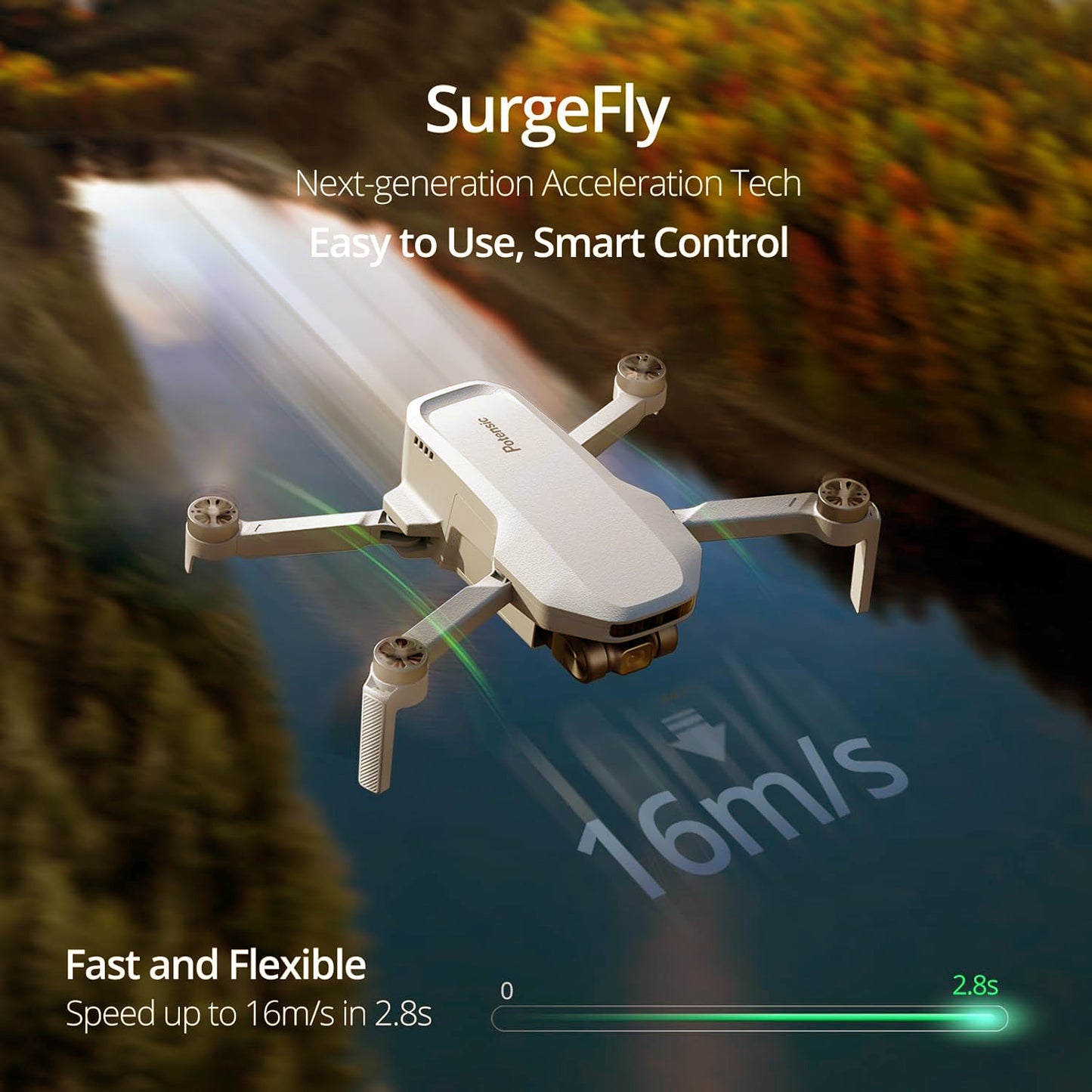 Potensic ATOM SE Drone Fly More Kit | Width 118° FOV | 4K 30FPS UHD EIS Camera | 31-Min Flight Time | 4 KM Transmission Range