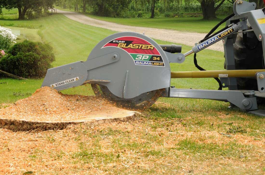 Baumalight | 3 Point Hitch Stump Grinder | 3P34 | 34" Rotor | 50-80 HP | For Tractor