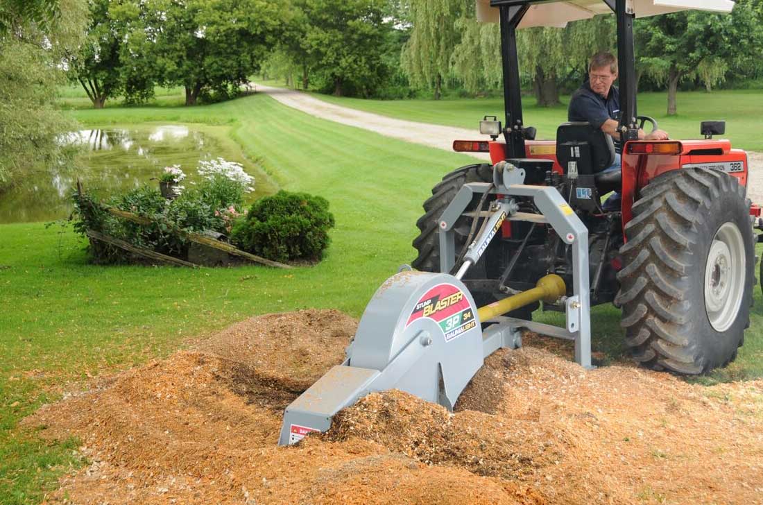 Baumalight | 3 Point Hitch Stump Grinder | 3P34 | 34" Rotor | 50-80 HP | For Tractor