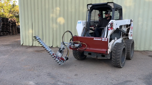 Agrishield ProCut Plus+ | Premium ProCut Quick Attach Mount | Bar Size 5.5' & 7.5' | Hydraulic Flow Range 4-17+ GPM | For Skid Steers & Loaders