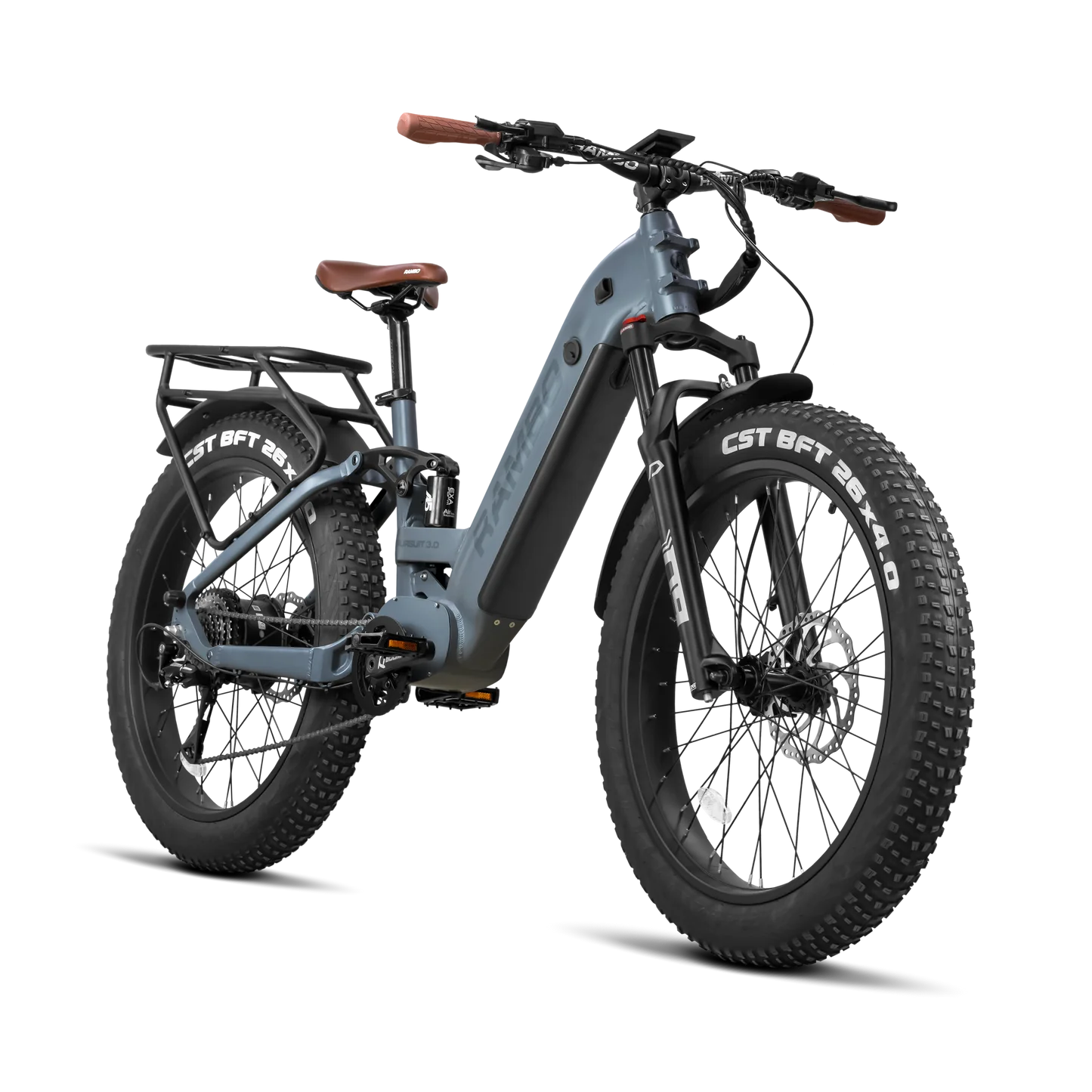 Rambo | E-Bike | Model Pursuit FS 3.0 | 1000W Bafang Hub Motor | 48V 15Ah LG Battery | Up to 110 Miles Range | Speed Up-To 30 Mph