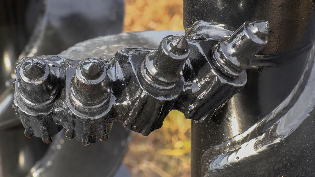 Erskine Industrial Earth Auger | Model PD-40 | Maximum Diameter 48" | Maximum Hydraulic Flow 40 GPM | For Skid Steer