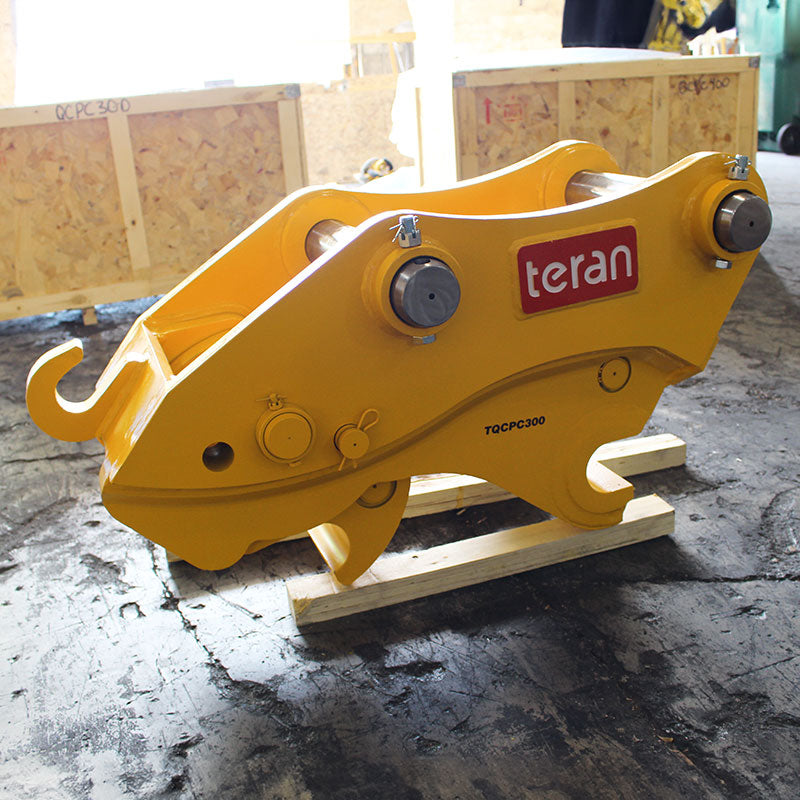 Teran Komatsu Excavator Quick Coupler | Model QCPC-120, QCPC-160, QCPC-220, QCPC-300 & QCPC-400 | Diameter Pins 60, 70, 80, 90 & 100 mm | For Excavators