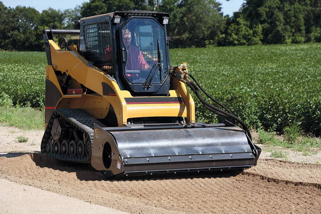 Erskine Vibratory Packer | Model Smooth & Padded Foot | Width 84" inches | Flow Range 11-22 GPM | For Skid Steers