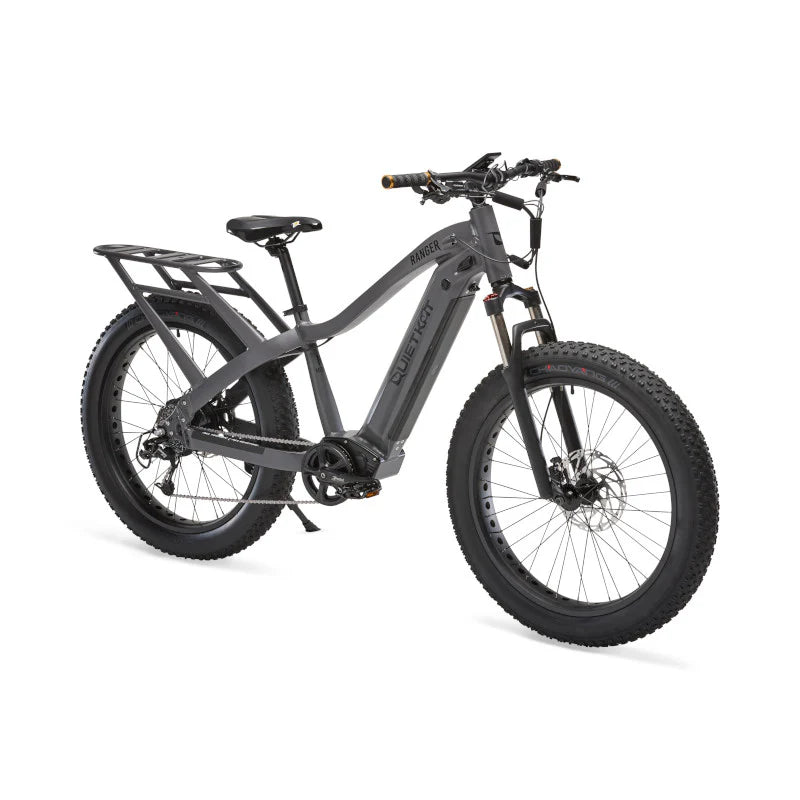 QuietKat | Ranger XR | All-Terrain Electric Bike | 26” x 4.0” Fat Tires | 750W Hub-Drive Motor | 48+ Mile Range | For Off-Road, Hunting, Travel & Urban Adventures