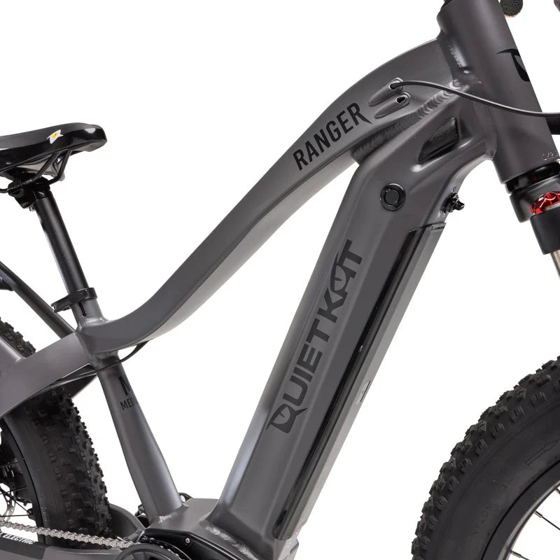 QuietKat | Ranger XR | All-Terrain Electric Bike | 26” x 4.0” Fat Tires | 750W Hub-Drive Motor | 48+ Mile Range | For Off-Road, Hunting, Travel & Urban Adventures