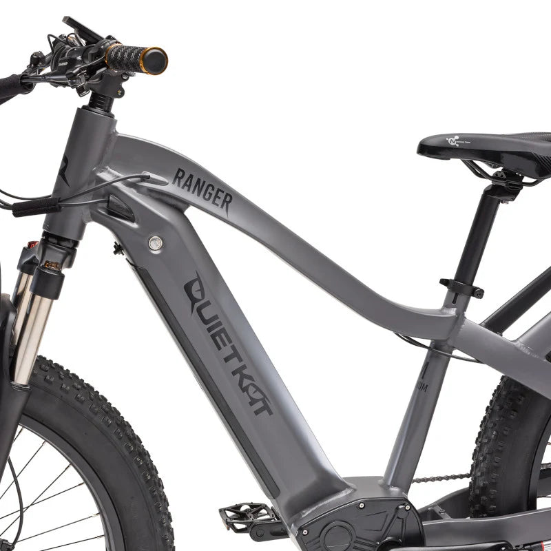 QuietKat | Ranger XR | All-Terrain Electric Bike | 26” x 4.0” Fat Tires | 750W Hub-Drive Motor | 48+ Mile Range | For Off-Road, Hunting, Travel & Urban Adventures