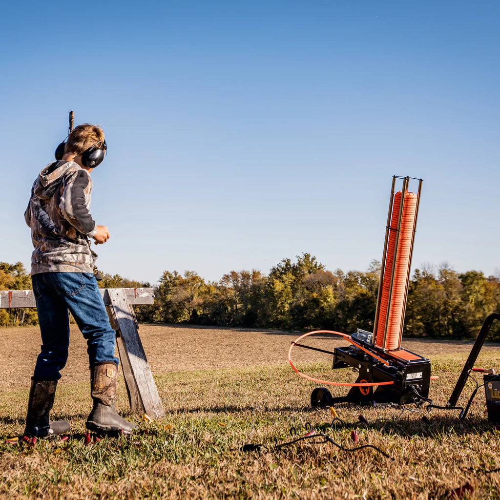 Do All Traps Raven Auto Clay Thrower | Long-Range Throws 55+ yards | 75 Target Auto Feeder