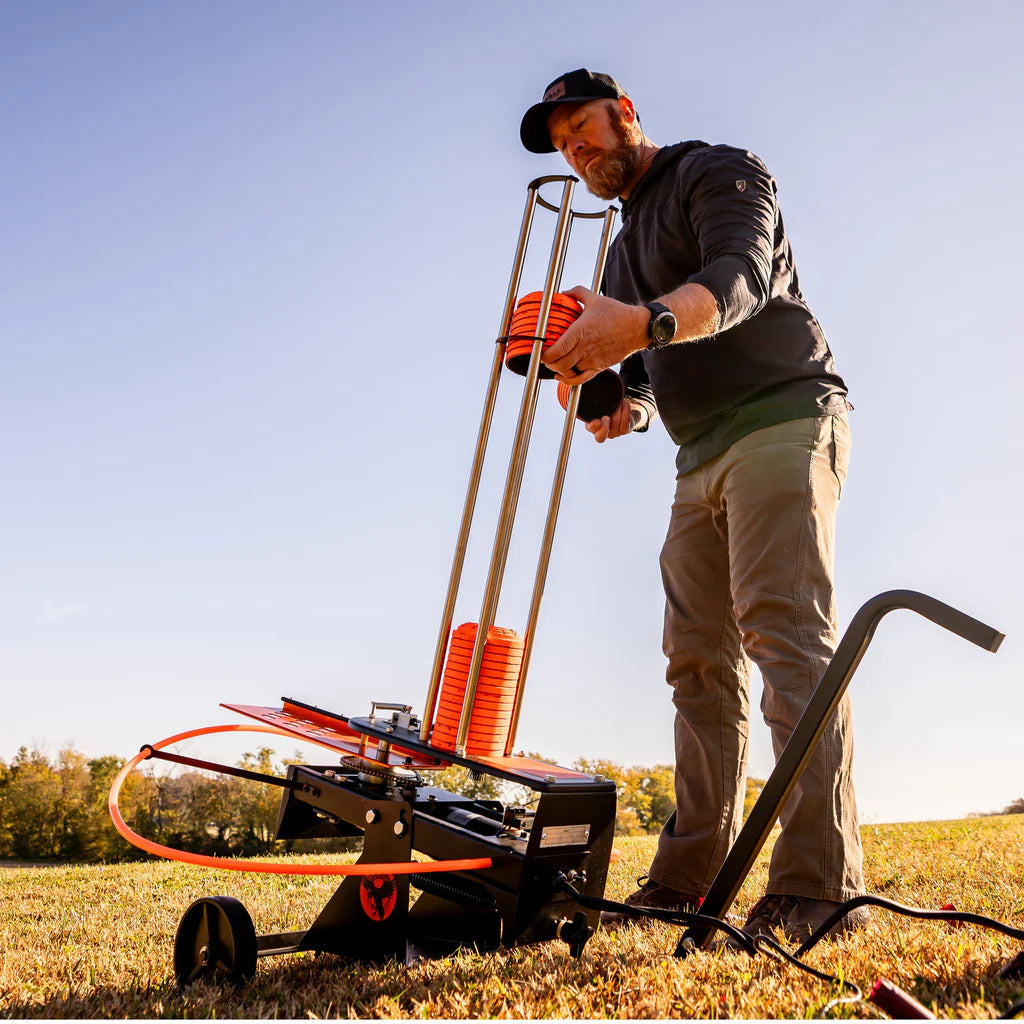 Do All Traps Raven Auto Clay Thrower | Long-Range Throws 55+ yards | 75 Target Auto Feeder