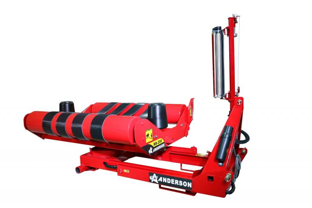 Anderson | Single Bale Wrapper | RB 200/T6-QA200 | Up to 5'6" Bale Height | 30 Bales/Hour | Hydraulic Flow 8 GPM | For Skid Steer
