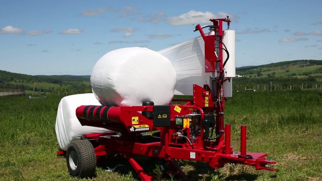 Anderson Silage Bale Wrappers | Model 680HS | Up to 6' Round Bales | Horsepower 100+ HP | For Trucks