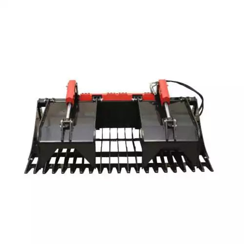 Top Dog Attachments Rock Grapple | Width 68"-82" | Weight 900-1025 lbs | Oil Flow Range 15-25 GPM | For Skid Steer