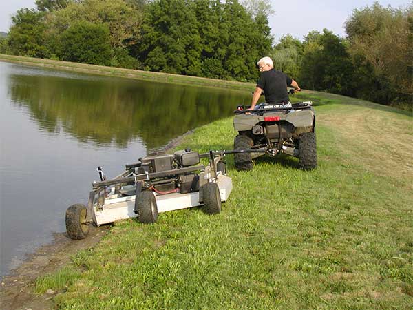 Kunz Engineering | Best Quality Rough Cut Mower AcrEase | Model MR44BC | 44″ Cutting Width | Pull Type | Horsepower 23 HP Briggs & Stratton Engine | For ATV & UTV
