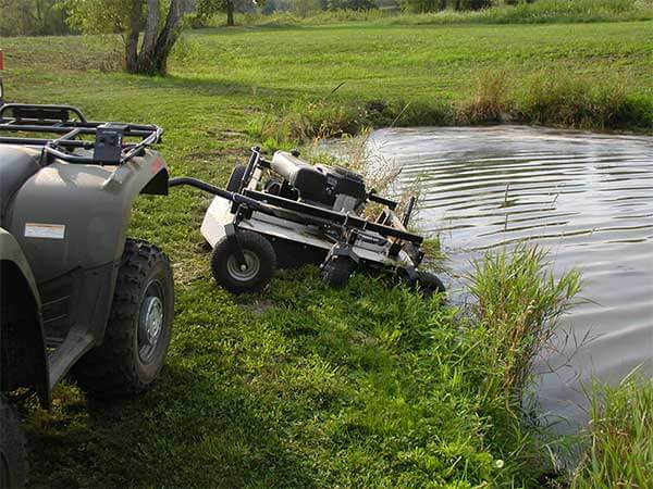 Kunz Engineering | Best Quality Rough Cut Mower AcrEase | Model MR44BC | 44″ Cutting Width | Pull Type | Horsepower 23 HP Briggs & Stratton Engine | For ATV & UTV