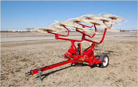 Durabilt | Rake Caddy Hitch Adapter | Model RC-932 | Width Configurations For 8 & 10 Wheel Rakes | Hydraulic Single Remote | Horsepower 40–60 HP | For Tractors