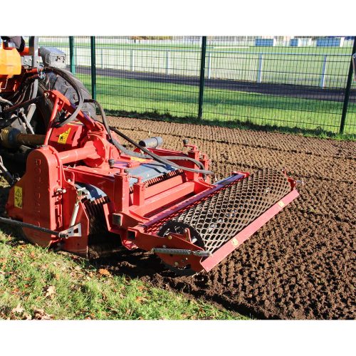 Rotadairon Stone Burier W/ Mesh Rollers & Hydraulic Offset | RDL Series | Working Width 59", 70", 78" & 98" | Horsepower 45-90 HP | For Tractors
