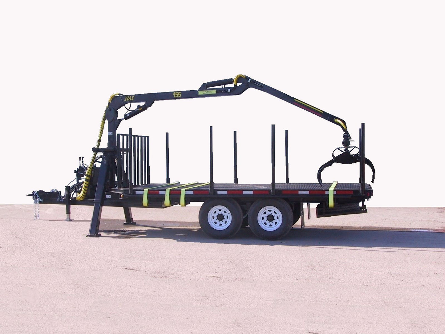 Machinerie AM Inc | "RFR" Series Road & Forestry Trailer | with coupler 2 5/16"/Goose Neck | GVWR 7700 lbs To 30000 lbs