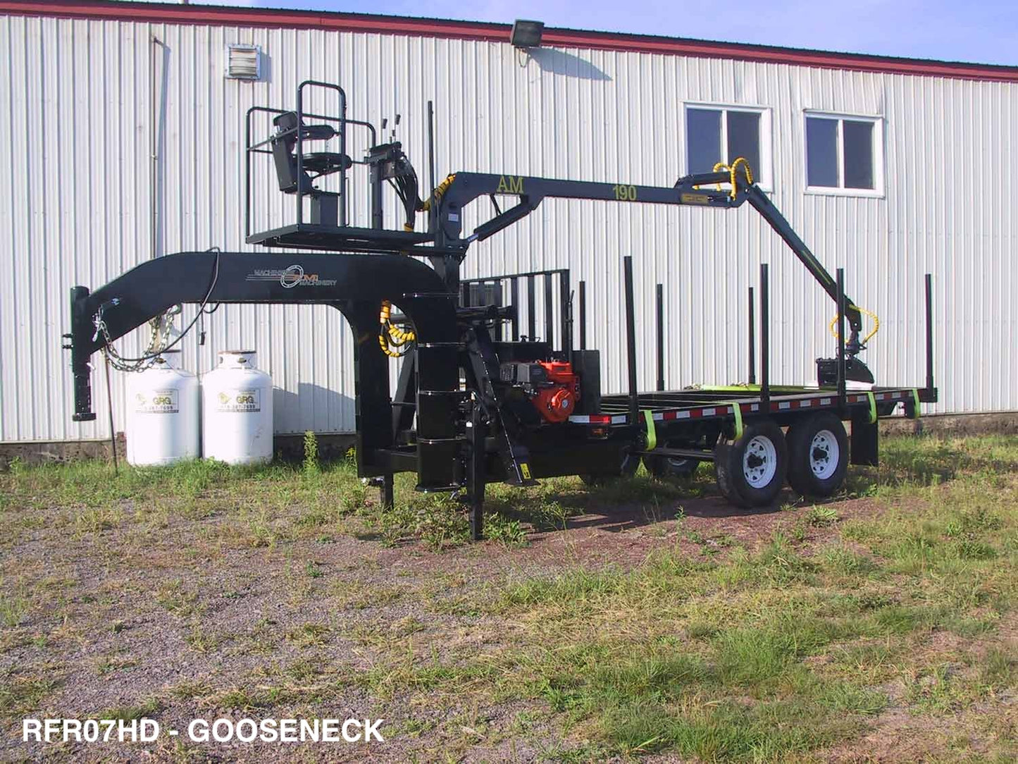 Machinerie AM Inc | "RFR" Series Road & Forestry Trailer | with coupler 2 5/16"/Goose Neck | GVWR 7700 lbs To 30000 lbs