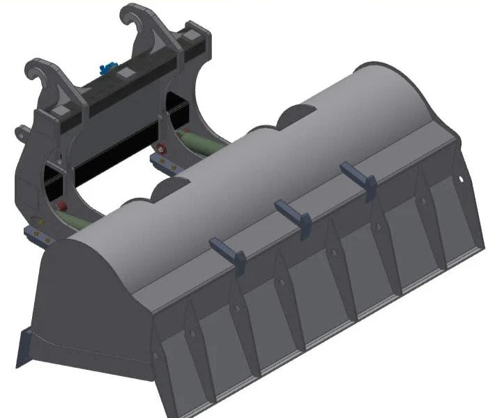 TAG High Tip Roll-Out Buckets | Capacity 1-18 Cubic yd | Width 92"-144" | Machine Size 20 – 50 Tons | For Wheel Loaders