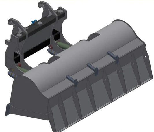 TAG High Tip Roll-Out Buckets | Capacity 1-18 Cubic yd | Width 92"-144" | Machine Size 20 – 50 Tons | For Wheel Loaders