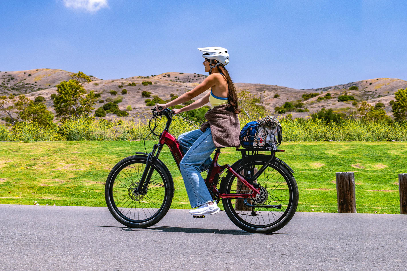 Himiway | Electric Bike | Model A7 Commuter | 27.5 x 2.4” Tires | 750W Hub Motor | 65 Mile Range | 400 lb Payload | Full Suspension Comfort | For Urban Comfort & All-Terrain Exploration