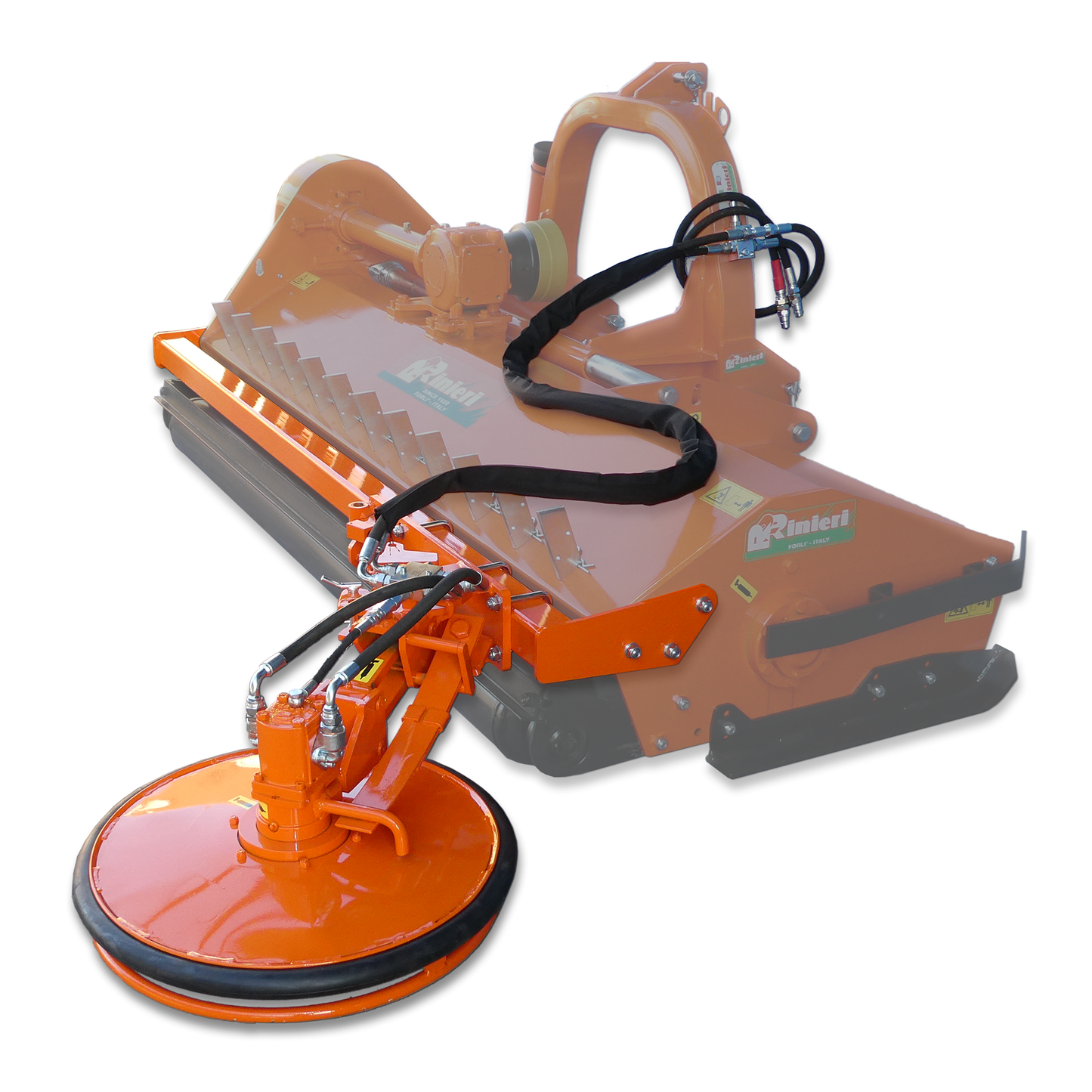 Rinieri In and Out Mowing Wheel for Shredder RSI | Working Width 25" inches | Horsepower 50-70 HP | For Tracor