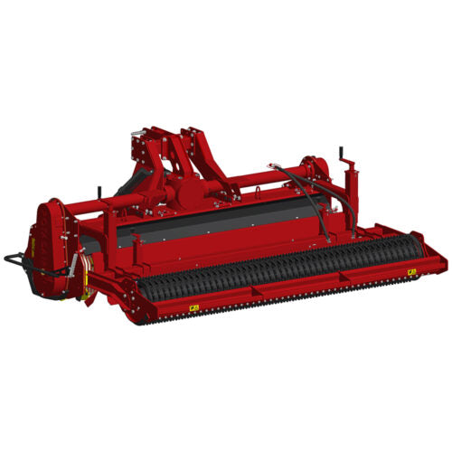 Rotadairon RX Series Super Heavy Duty Stone Burrier | Model RX 200 & RX 250 | Working Width 80.5" & 98" | Mesh, Iron & Rubber Roller | Horsepower 80-150 HP | For Tractors