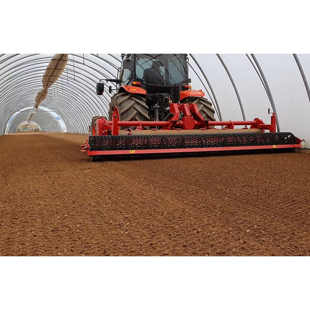 Rotadairon RX Series Heavy-Duty Stone Burier | Model RX-250, RX-300 & RX-370 | Working Width 98.5", 120" & 145" | Mesh, Iron & Rubber Roller | Horsepower 110-280 HP | For Tractors