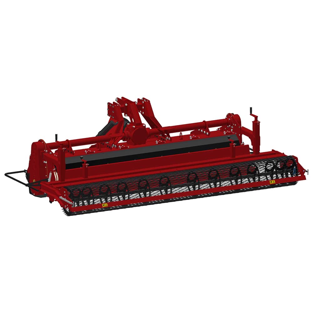 Rotadairon RX Series Heavy-Duty Stone Burier | Model RX-250, RX-300 & RX-370 | Working Width 98.5", 120" & 145" | Mesh, Iron & Rubber Roller | Horsepower 110-280 HP | For Tractors