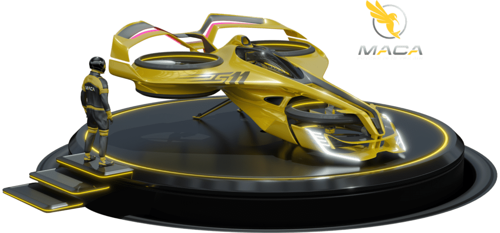MACA S11 Hydrogen Flight Formula 1 High-Performance Racing eVTOL For Racing Enthusiasts