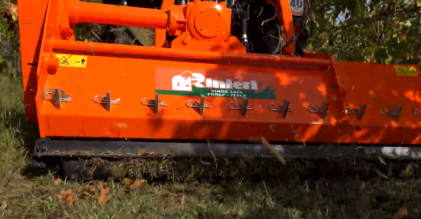 Rinieri Universal Shredder | TRC Series | Working Width 59"-94" inches | Horsepower 40-120 HP | For Tractor