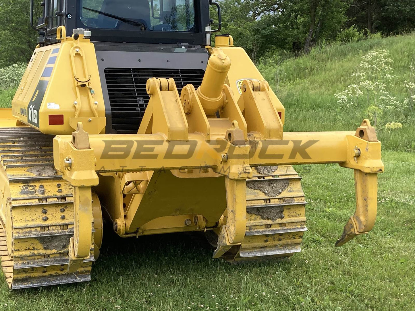 Bedrock Attachments Heavy-Duty MS Ripper | Model BR112 | Width: 86.6" | Weight: 1.75 Ton | For Bulldozer